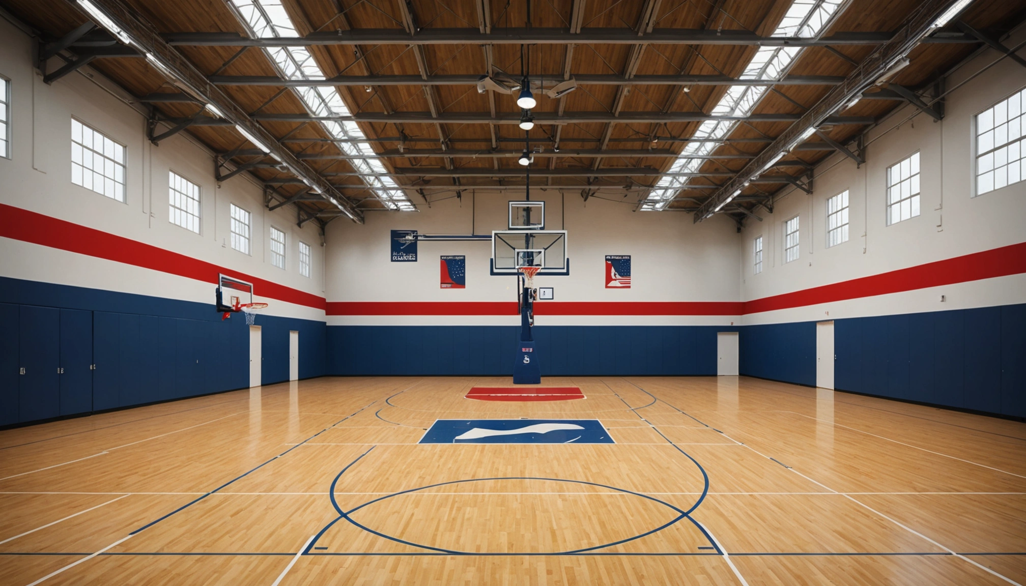 Зал для игры в баскетбол - Минимальная высота потолка для баскетбольной площадки по нормам