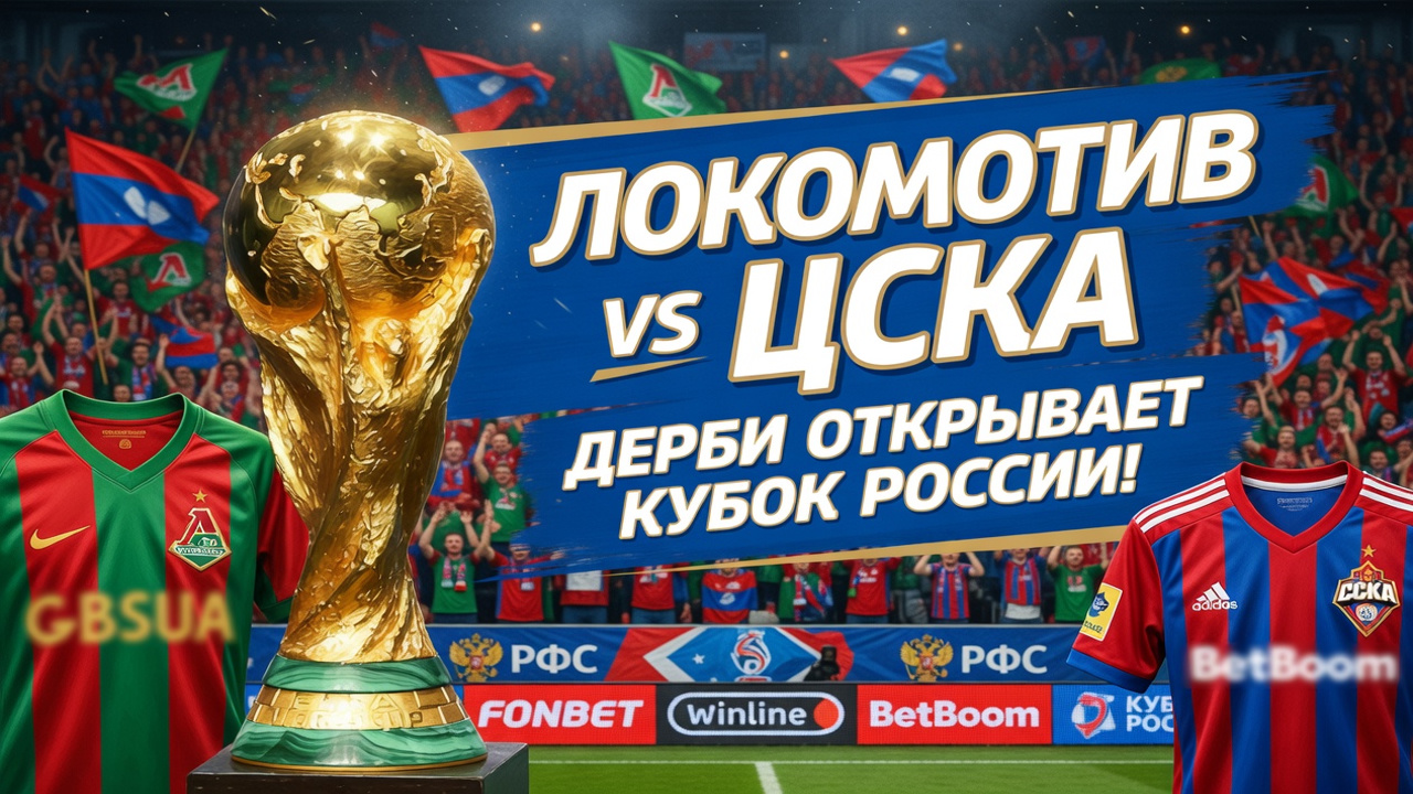 Локомотив против ЦСКА. Дерби открывает Кубок России!