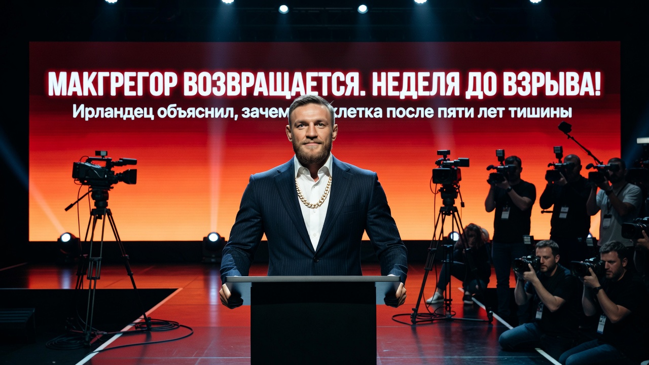 Макгрегор возвращается. Неделя до взрыва!