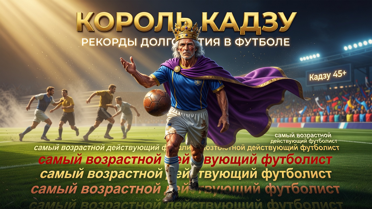 Король кадзу: Рекорды долголетия в футболе: Игроки, продолжающие карьеру после 40 лет