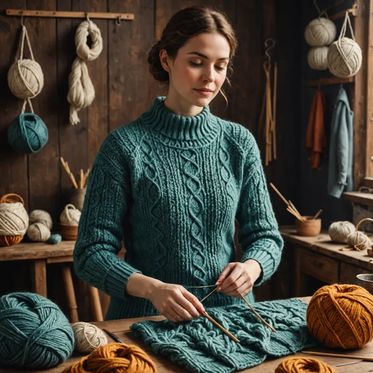 Искусство рукоделия: как связать топ спицами и начать творить своими руками