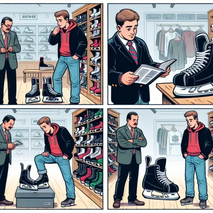 как подобрать размер коньков для хоккея